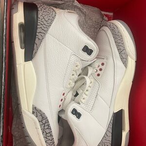 Jordan Athletic Shoes in White and Black